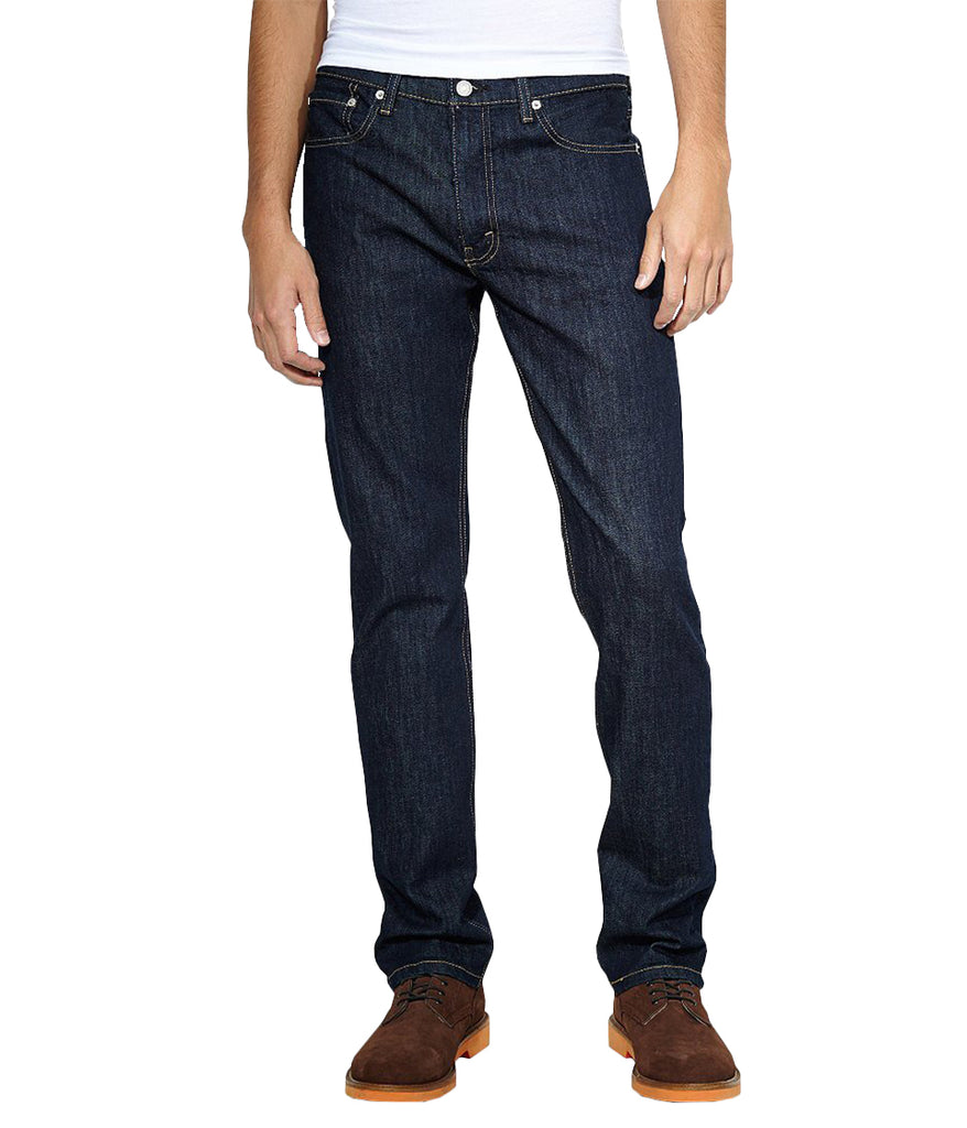 slim straight stretch jeans