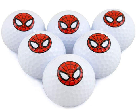Spiderman Marvel Golf Balls 6 pack – CaddiesShack