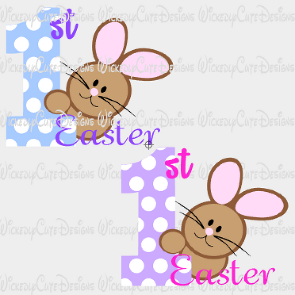 Download 1st Easter SVG, DXF, EPS, PNG Digital File - Wickedly Cute Designs
