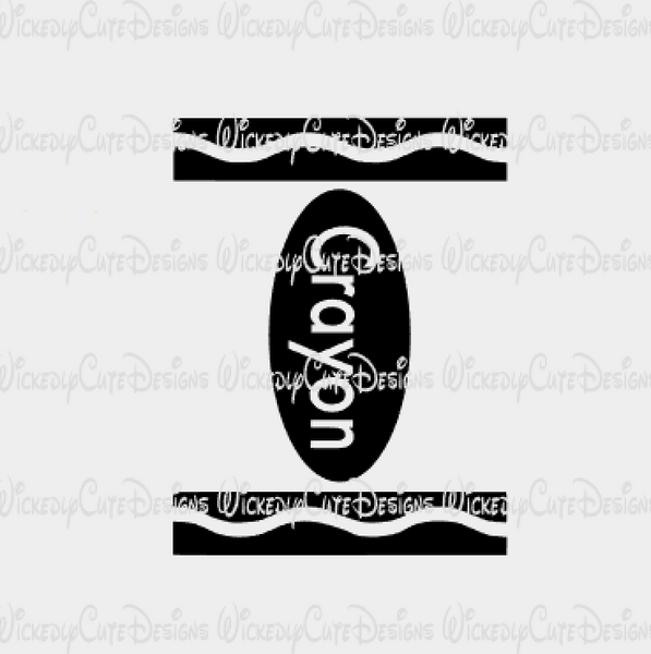 Download Crayon SVG, DXF, EPS, PNG Digital File - Wickedly Cute Designs