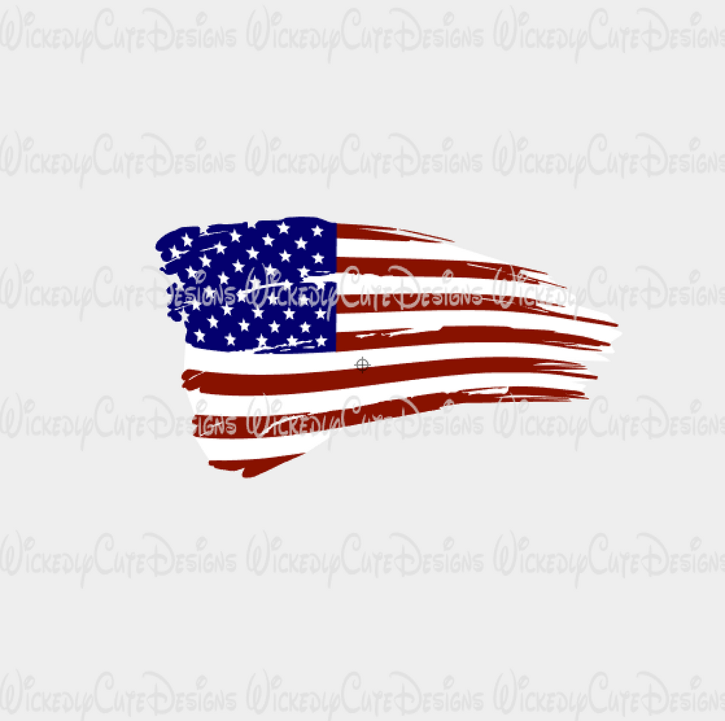 Download Distressed American Flag Svg Dxf Eps Png Digital File Wickedly Cute Designs