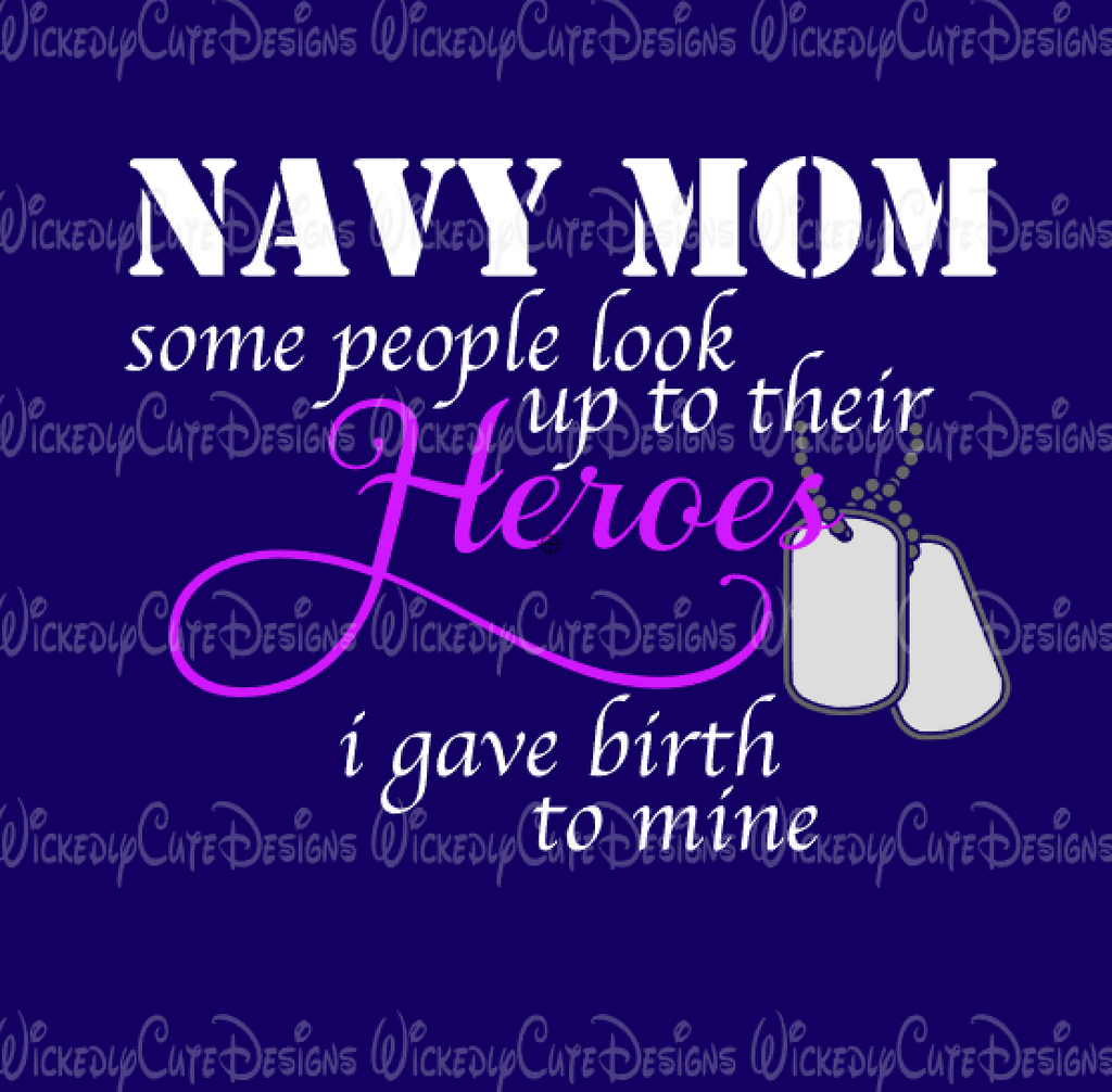 Download Navy Mom With Dog Tags Svg Dxf Eps Png Digital File Wickedly Cute Designs