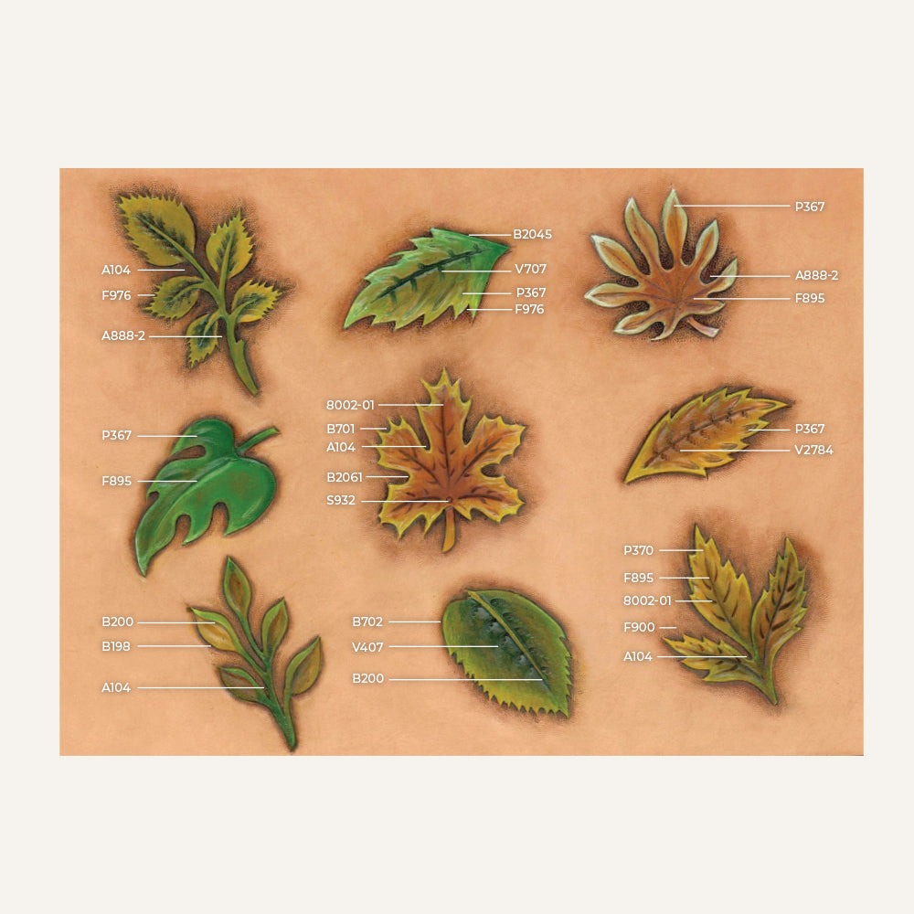 MakerAid® Leaves Easy Trace Reusable Pattern