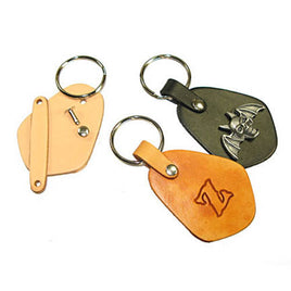 Zelikovitz Leather Key Chain Kit - 25 Pack, Women's, Size: 1 in, Tan