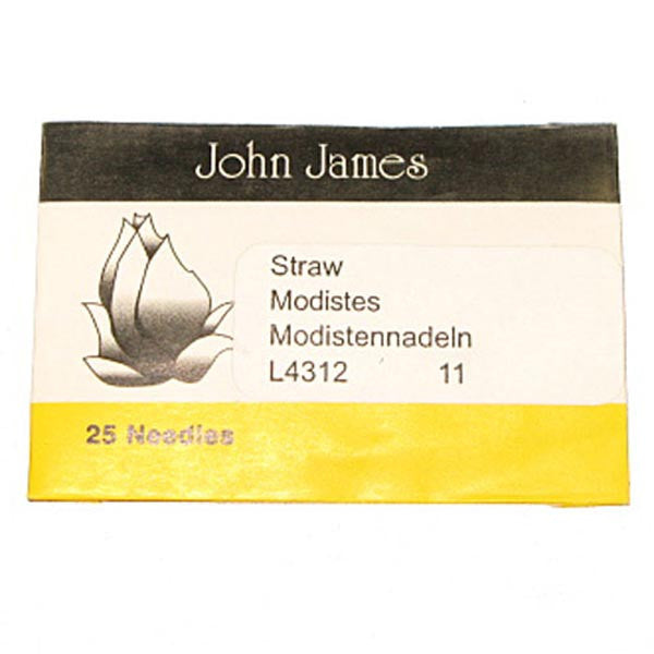 Milliners'/ Straw #11 Needles 25 Pack