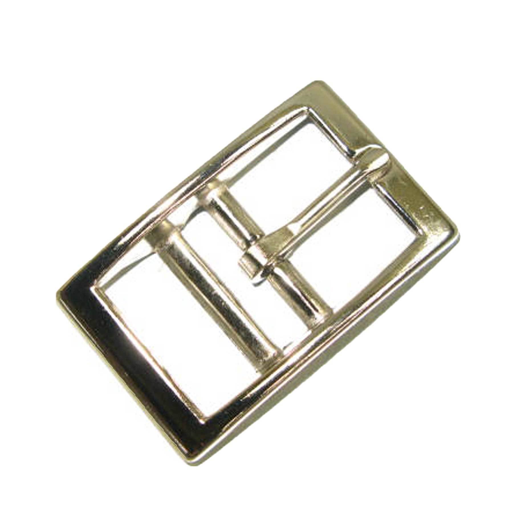 Nickel Plated Steel Double Bar Buckle 1514-00 Strap Buckle Leathercraf ...