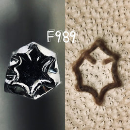 Z609 Medium Star Leather Stamp