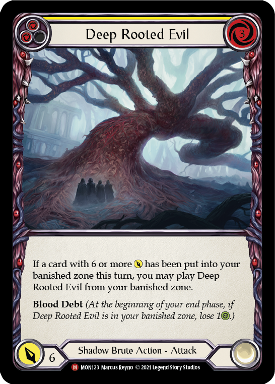 Deep Rooted Evil [MON123-RF] (Monarch) 1st Edition Rainbow Foil