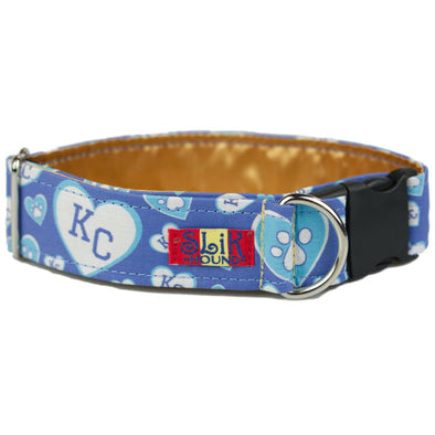 Chicago Cubs MLB Reflective Nylon Collar with ID Tag