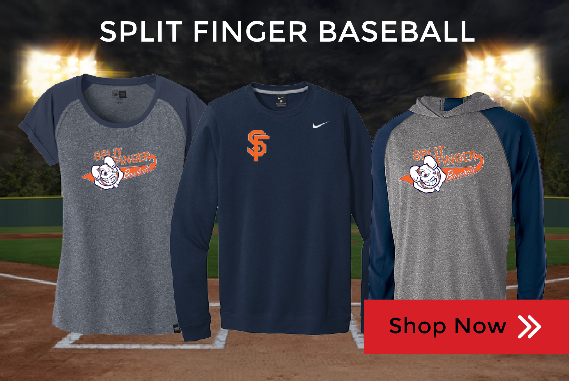 Split Finger Baseball DO Apparel