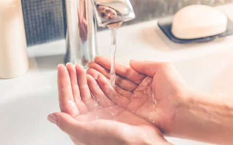 Washing Hands Drying Them Out