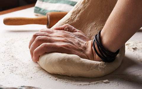 Hands Making Dough - Cooking For Health