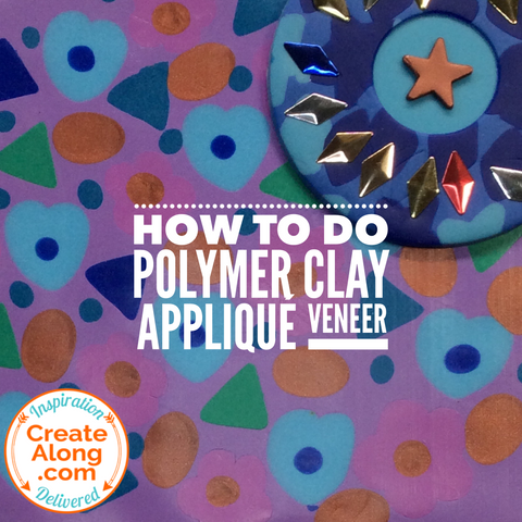 polymer clay applique technique tutorial