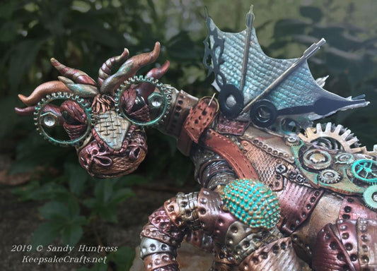 Snow Piercer  Clay dragon, Dragon crafts, Polymer clay sculptures