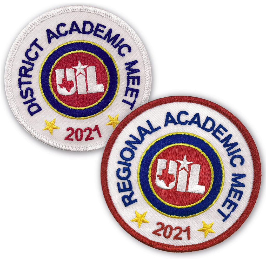 UIL Academic District and Regional Patches 2021 Southwest Emblem