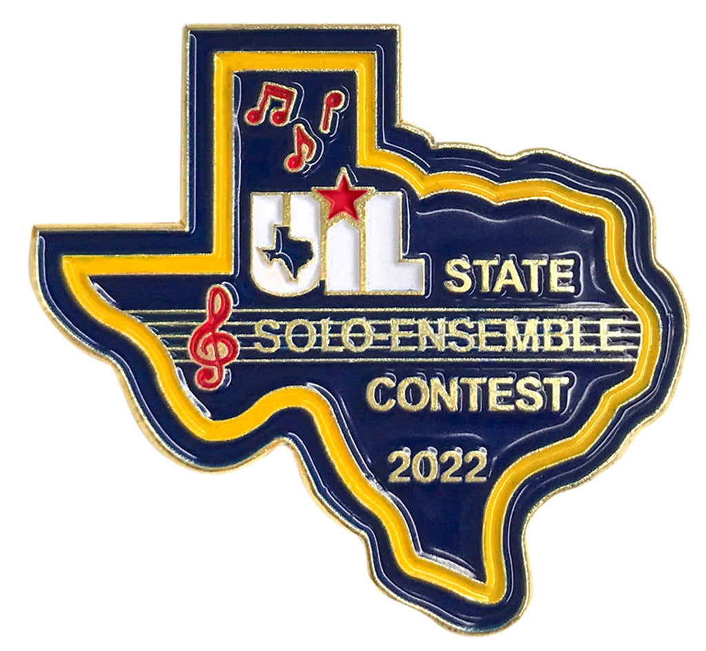 UIL State SoloEnsemble Contest Pin Southwest Emblem