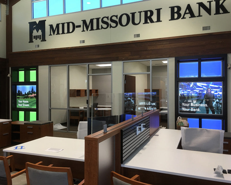 Premium LED Light Boxes at Mid-Missouri Bank - DSA Signage ...