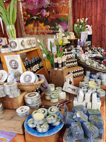 Karmela Botanica Products Display