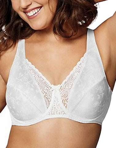 Playtex Women's Plus Size 18 Hour Soft Cup Wirefree Bra White