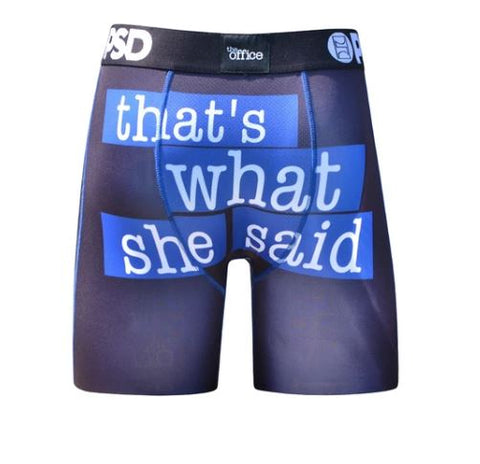 PSD That's What She Said The Office Boxer Brief Underwear
