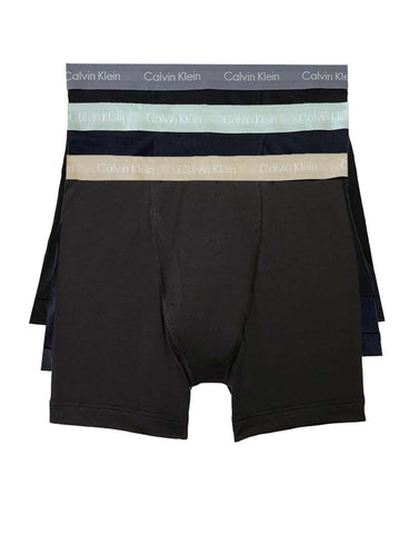Calvin Klein CK mens blue cotton stretch G-string thong underwear size S