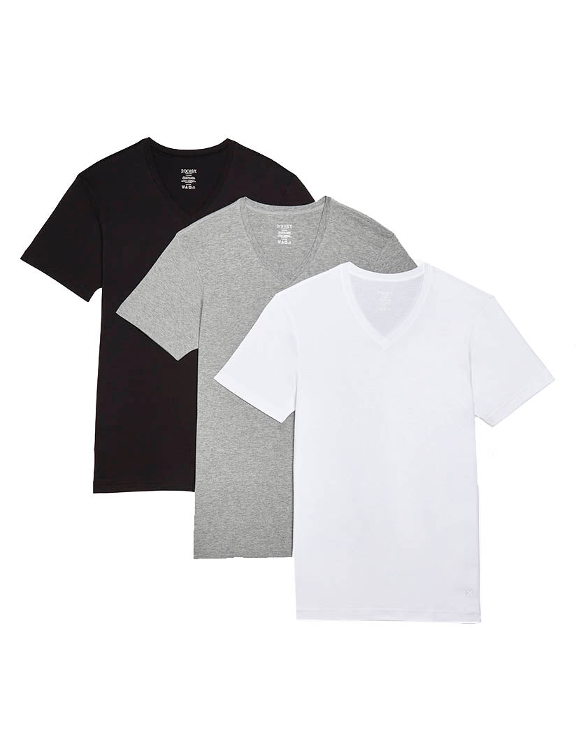 2xist Men's 3-Pack Essential V-Neck T-Shirts 020331 | eBay