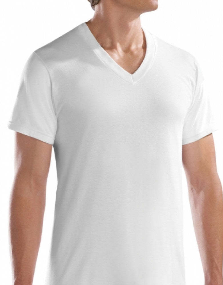 Fruit of the Loom 3-Pack White V-Neck T-Shirts 2626V