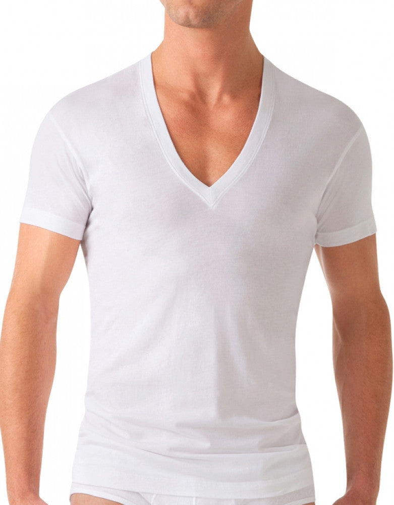 2xist Pima Slim Fit Deep V-Neck T-Shirt