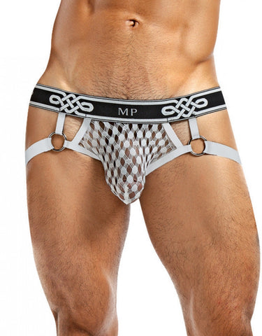 Male Power Leather Taurus Thong 542-266