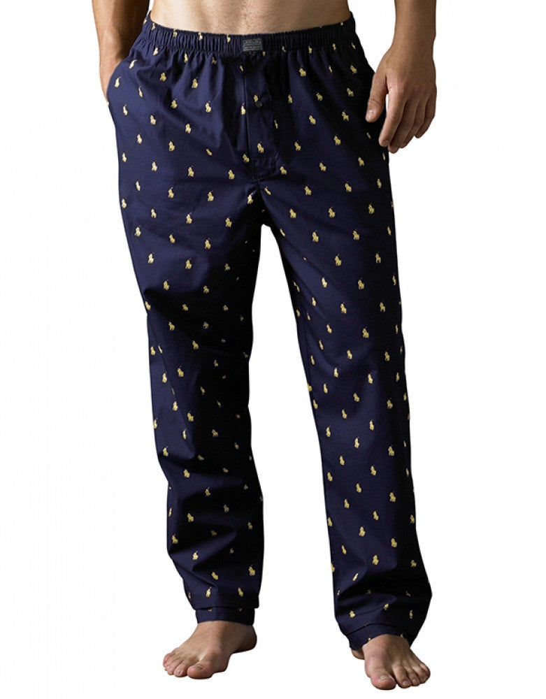 polo player pajama pants