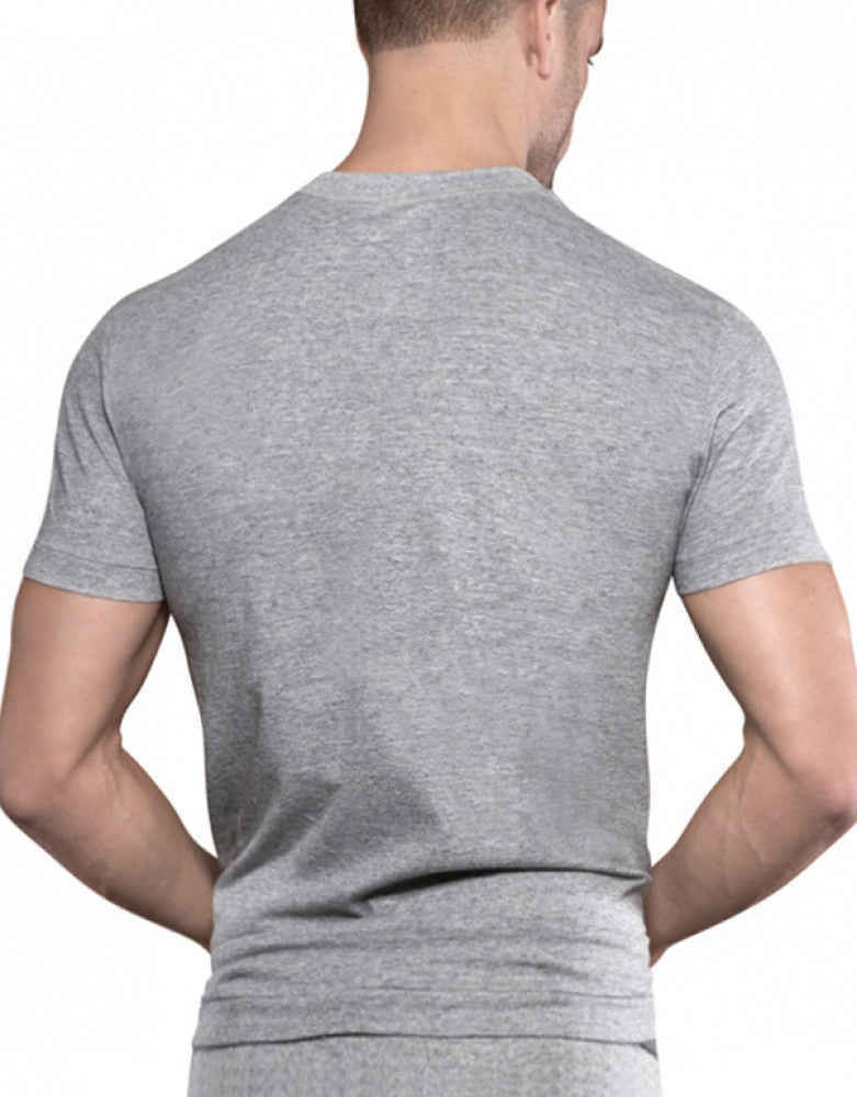 Download C-IN2 Men's Core Deep V-Neck Rib Knit Cotton T-Shirt 4111