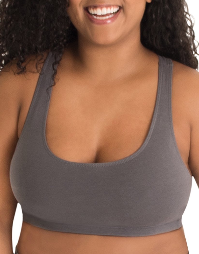 Leading Lady Serena Wirefree Racerback Sports Bra (514)- White