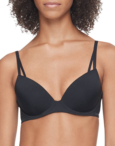Calvin Klein F2781 Perfectly Fit Wireless Contour Bra Size 36c Black for  sale online