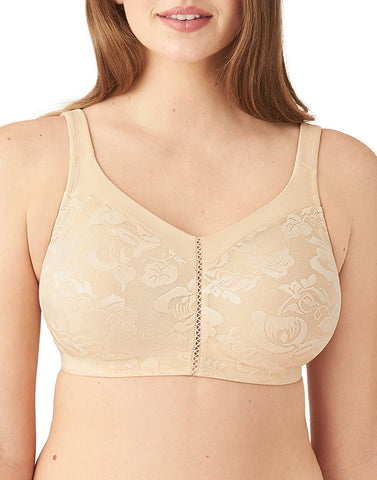 Wacoal Awareness Full Figure Seamless Underwire Bra 85567, Up To I Cup In  Pale Pink