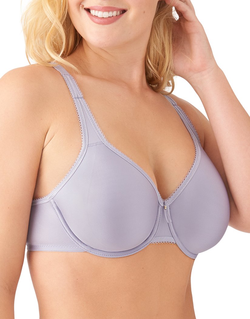 Wacoal Basic Beauty Full Figure Seamless Underwire Bra Dapple Gray 855192