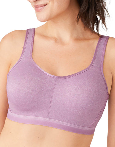 Hanes Women's Cotton Scoopneck Crop Sports Bralette, Low Impact, 3