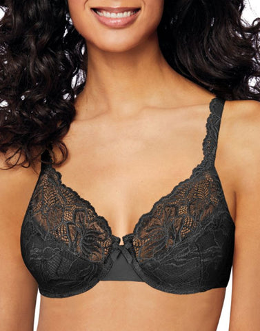 Playtex Secrets Side Smoothing Embroidered Underwire Bra US4513