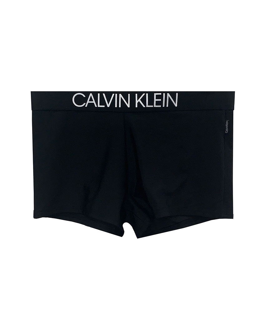 calvin klein black swim trunk for men