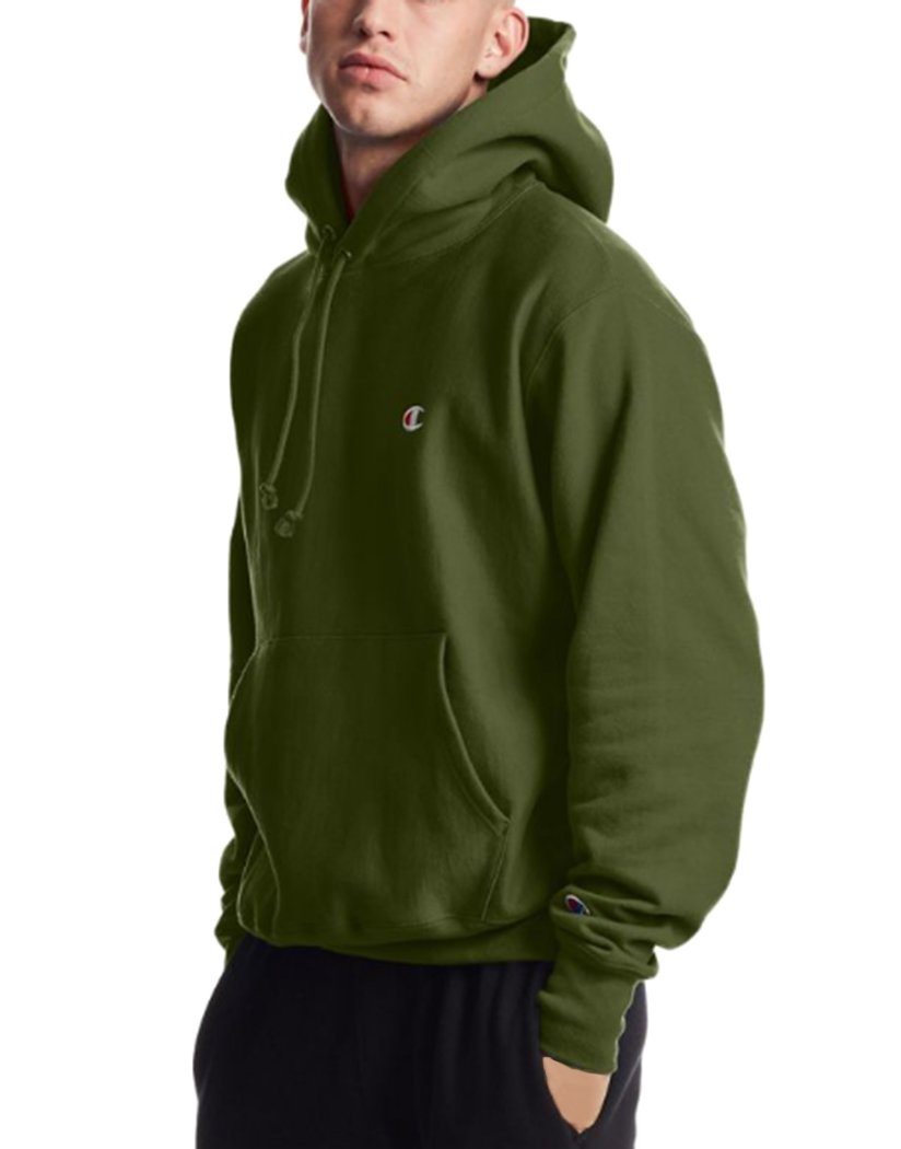 champion sweatshirt mens olive