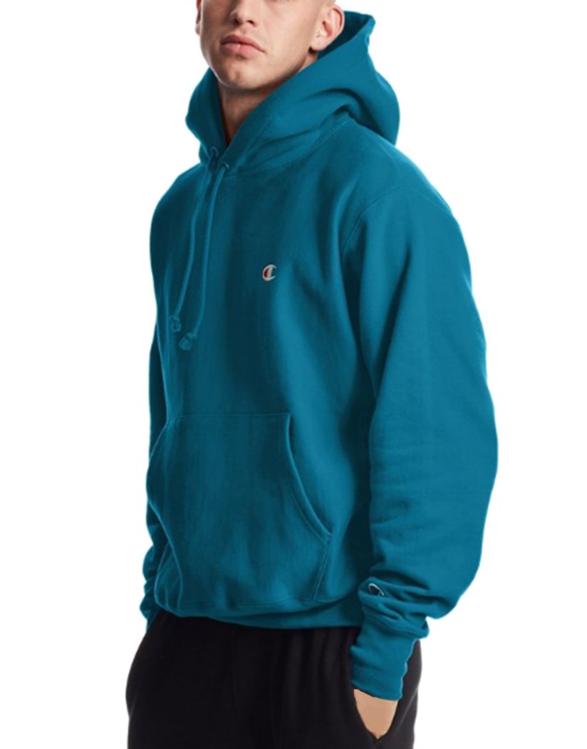 turquoise champion hoodie