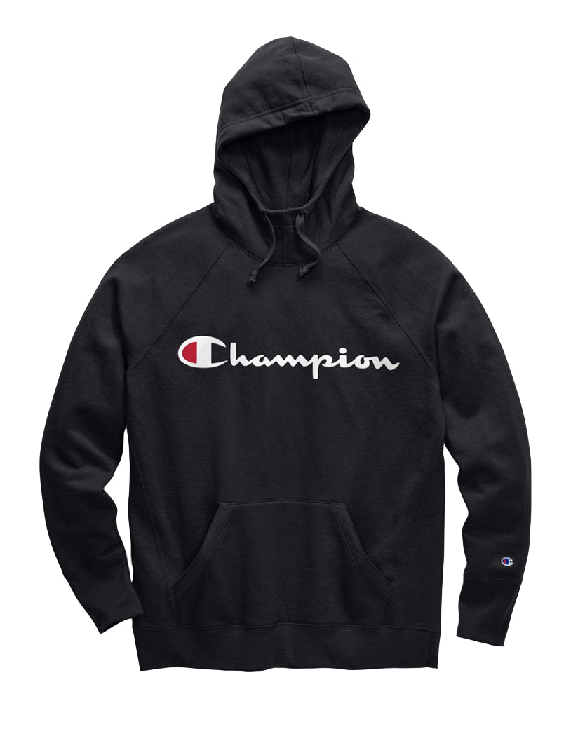 champion fleece logo hoodie