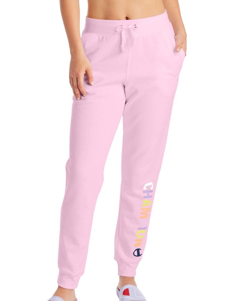 champion joggers pink