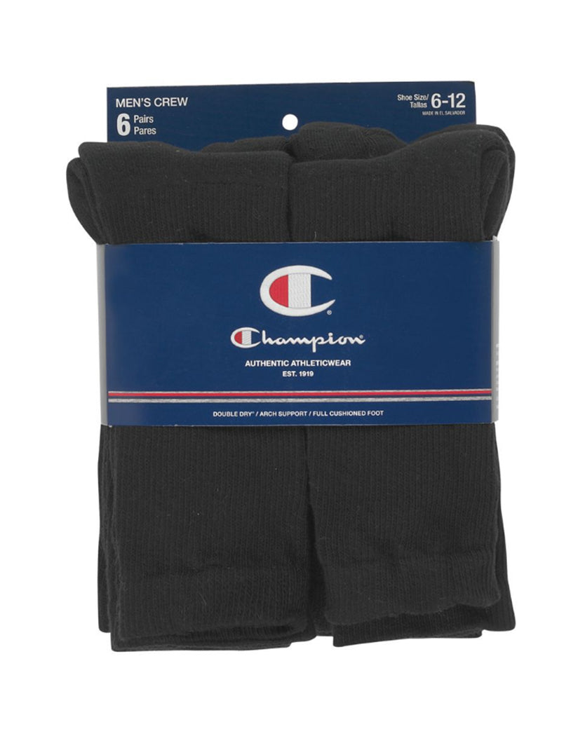 champion double dry performance men's crew socks