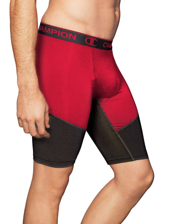 champion men's powerflex compression short