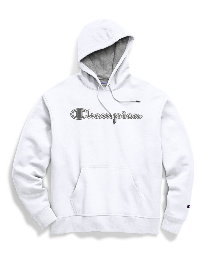 champion powerblend fleece pullover hoodie