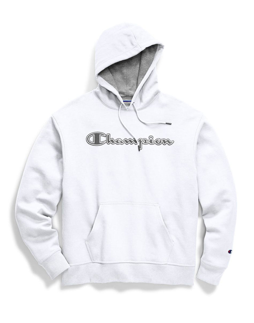 champion men's powerblend fleece pullover hoodie