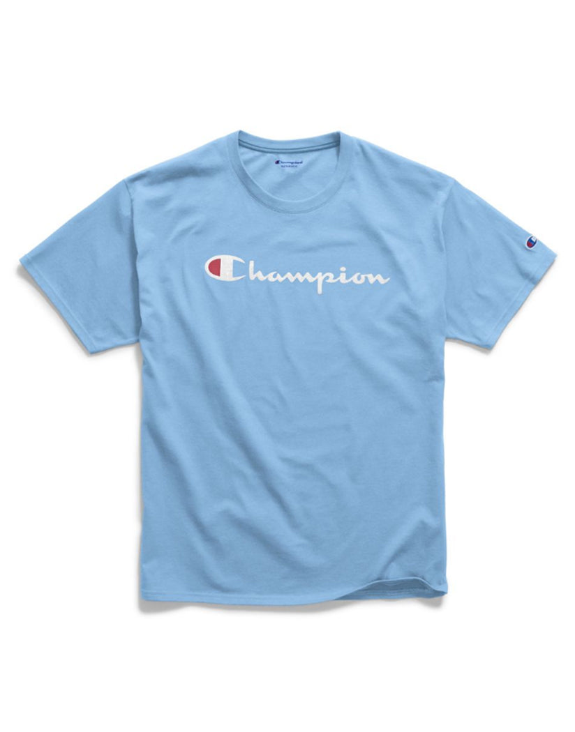 champion men's graphic jersey short