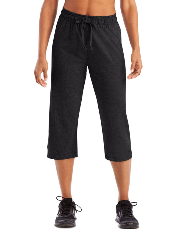 champion jersey capri pants