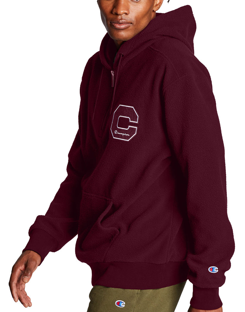 sherpa hoodie mens champion