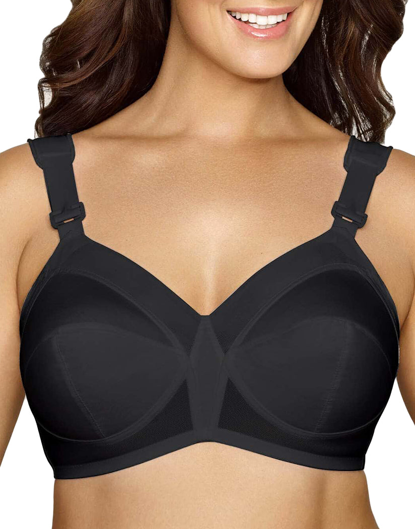 Buy EXQUISITE FORM Women's Full Support Bra 5100532, Black, 34C at